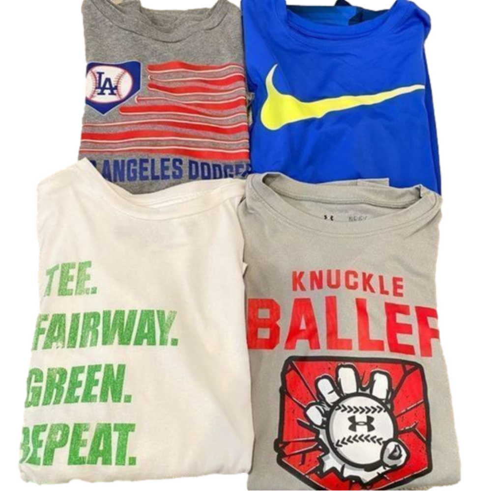 4 Nike Boys Dri-fit Shirts - size Youth Large